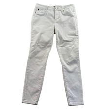 Curve Appeal Womens Jeans Size 6 Minimalist Jegging Skinny Leg Stretch White