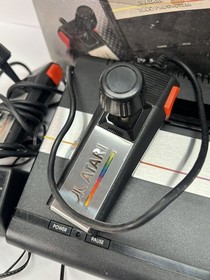 Atari 7800 Video Game Console & Controllers Game TESTED Papers Manuals Vintage