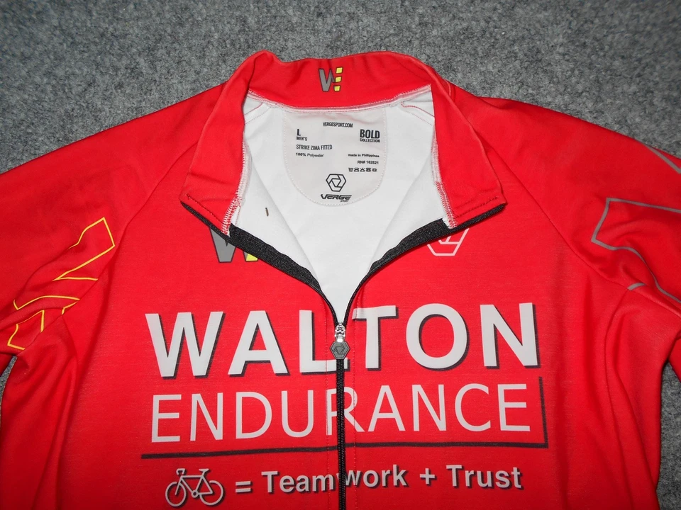 CHAQUETA DE CICLISMO TÉRMICA VERGE WALTON ENDURANCE PARA HOMBRE PEQUEÑA AJUSTADA LS Foto 2 de 3