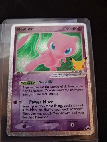Pokémon TCG Mew EX Celebrations Classic Collection Holo Ultra Rare