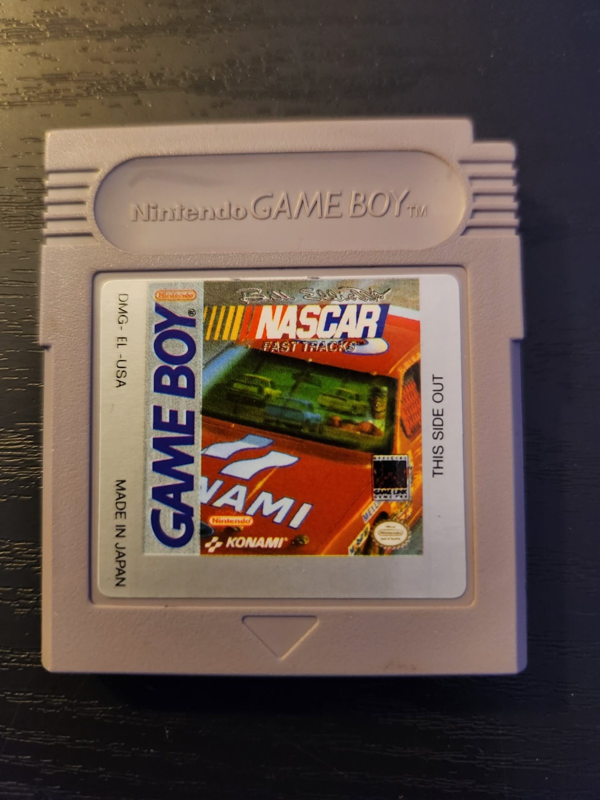 Bill Elliott's NASCAR Fast Tracks Nintendo Game Boy GB Authentic Game Cartridge