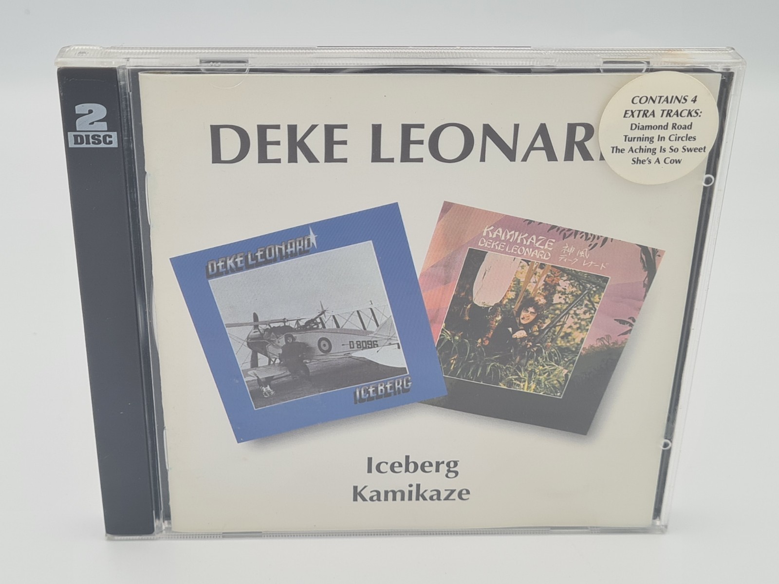 Deke Leonard - Iceberg/Kamikaze 2-Disc Cd Album BGOCD288