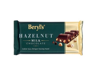 Beryl's Hazelnut Milk Chocolate Bar 90g