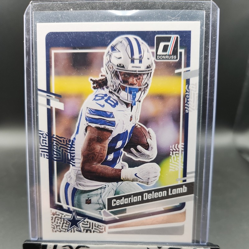 Cedarian Deleon CeeDee Lamb 2023 Donruss Full Name Variation SP #72 Cowboys 