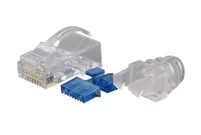 NEU Japan Cat6 Modular Plug Rabbit Latch Stiefel NSP624B 100 Stück Hergestell...