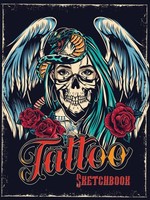 Tattoo Sketchbook: Art Sketch Pad For Tattoo Designs, Notebook For Drawing,