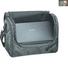 Stylish Black Fujitsu Scanner Carrying Case with Zipper Closure & Shoulder Strap