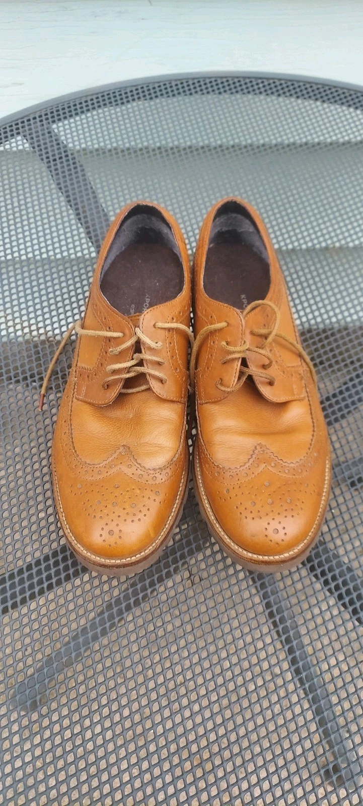 Scarpe eleganti Oxford Rockport adiPRENE By Adidas da uomo 9M in pelle a coda di rondine