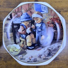 MJ Hummel Little Companions Tender Loving Care Plate M7394 1990 Danbury Mint