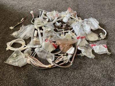 Lot of many pieces/parts for ice makers and refrigerators