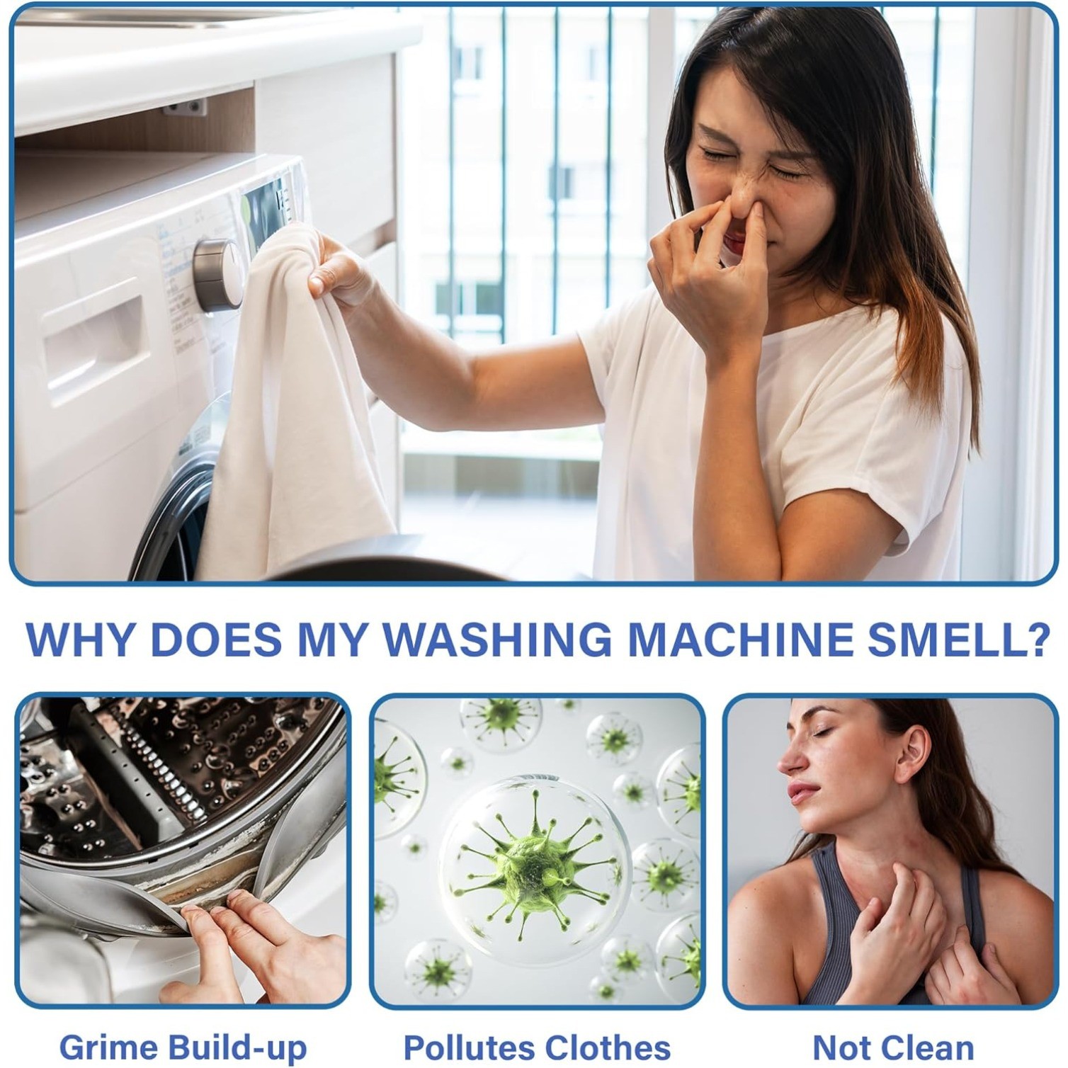 Of Washing Machine Cleaner Tablets for Front Load & Top Load Washer 7