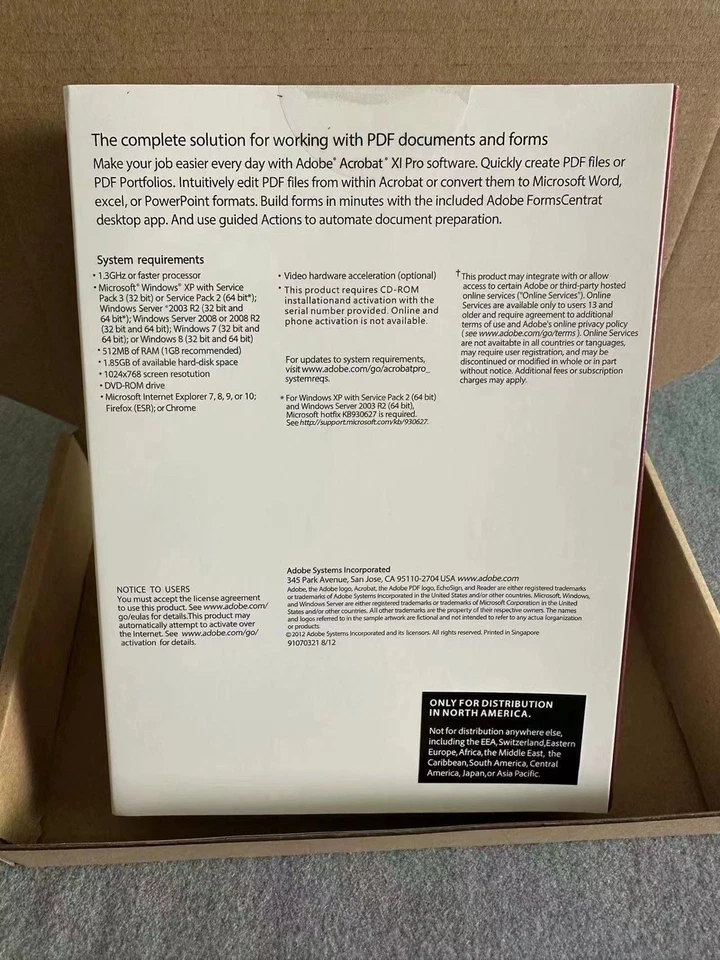 Adobe Acrobat Xi Pro Full Version DVD/Windows, Permanent License For 5 PCs - Image 2 of 4