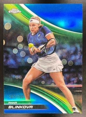 Anna Blinkova /150 2025 Topps Tennis Chrome Blue Refractor #112