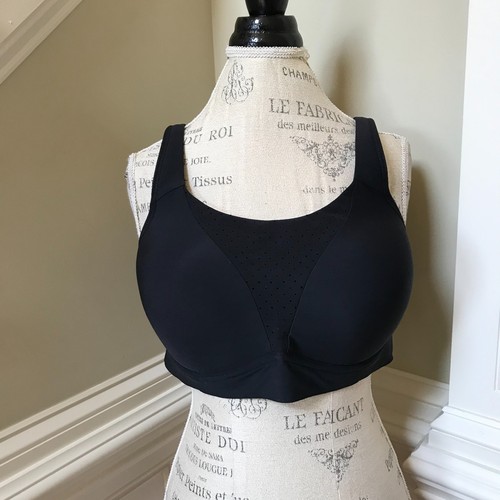 Lululemon Run Times Sports Bra Womens 40 D Black Molded Foam Cups High Support - Picture 3 of 12