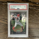 2011 Bowman Chrome Draft #101 Mike Trout Angels RC Rookie Card PSA 9 MINT HOF