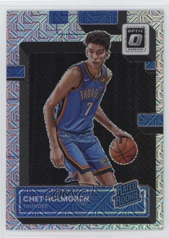 2022-23 Panini Donruss Optic Rated Rookie Choice Prizm Chet Holmgren #208 11n7