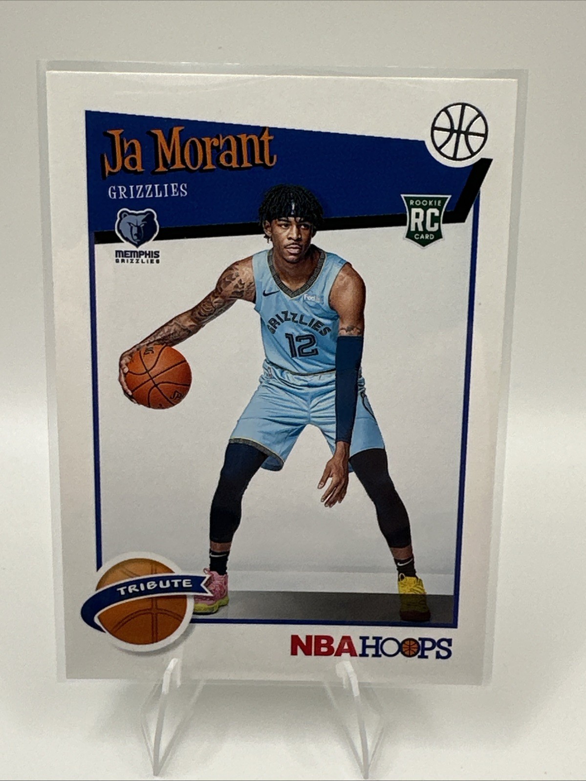 2019-20 Panini NBA Hoops - Hoops Tribute Ja Morant #297 (RC)