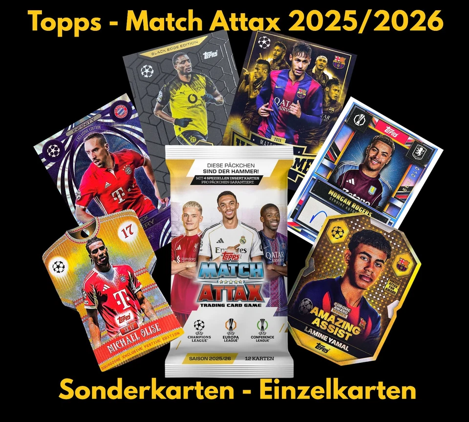 Topps Match Attax 25/26  -- SPECIAL CARDS -- UEFA Champions League -- 2025/2026 - Bild 2 von 2