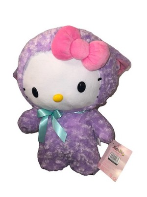 NWT CVS Hello Kitty Easter Lamb Greeter Purple Outfit 18  Large Plush