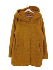 SUBLEVEL Kapuzenmantel Damen Mantel Gr. DE 44 hellorange Casual-Look