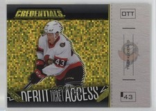 2023-24 Credentials Debut Ticket Access Horizontal Yellow Tyler Kleven #171 1jj7