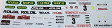 Decals Fiat 131 Abarth Rally Vudafieri Rallye Elba 1980 1/24