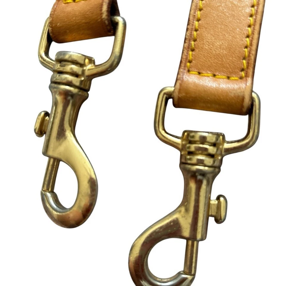 Vintage Louis Vuitton brown leather strap - Image 3 of 4