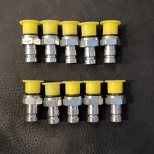 QTY 10 Parker PD361 Test Port Quick Coupling Nipple Male Diagnostic 9/16-18