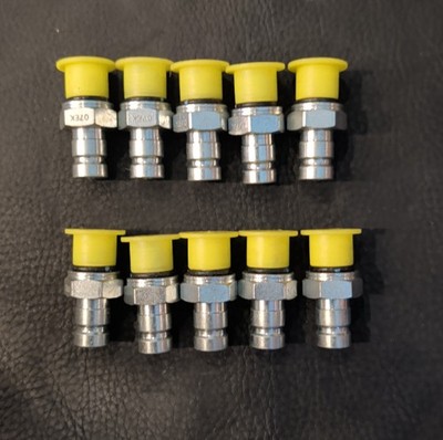 QTY 10 Parker PD361 Test Port Quick Coupling Nipple Male Diagnostic 9/16-18