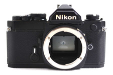 VINTAGE NIKON FM BLACK SLR CAMERA BODY WITH FOCUSING SCREEN FOR PARTS 