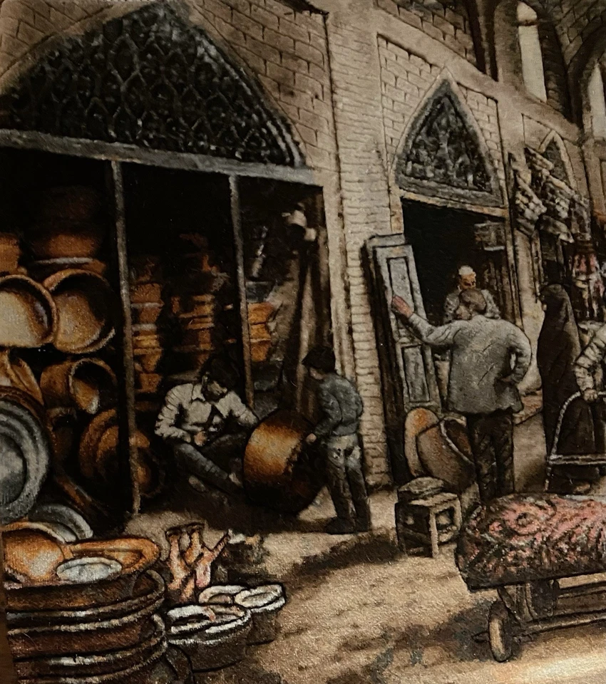 ALFOMBRA PICTÓRICA Alfombra de Mesa Tradicional Bohemia Decoración de Pared Alfombra Coleccionable Foto 2 de 4