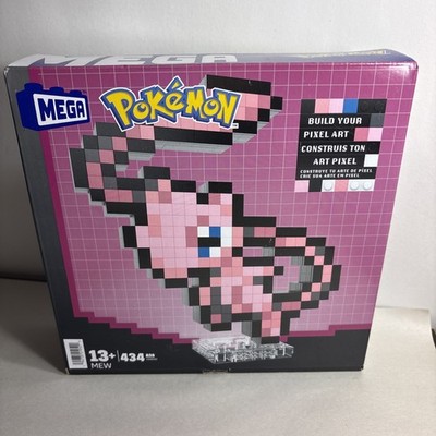 Mega Bloks - Pokemon Mew, Pixel Art, 434 Piece Building Toy Set [New Toy] Bric