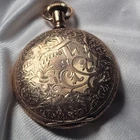 Stunning Antique Waltham Hunter Cased Pocket Watch Gold Plated Fully Working