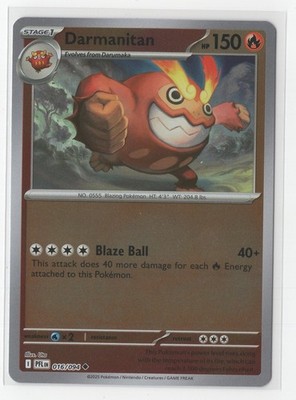 Pokemon Phantasmal Flames 016/094 Darmanitan Reverse Holo