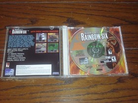 Sega Dreamcast Tom Clancy's Rainbow Six w Instruction Manual & Case Tested Good