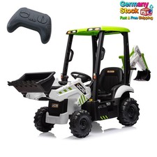Garvee Kinder Elektrofahrzeug mit Fernbedienung,Elektrischer Traktor & Bagger