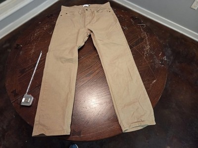 True Craft mens Jeans. 32x30. Khaki Brown. May 2023