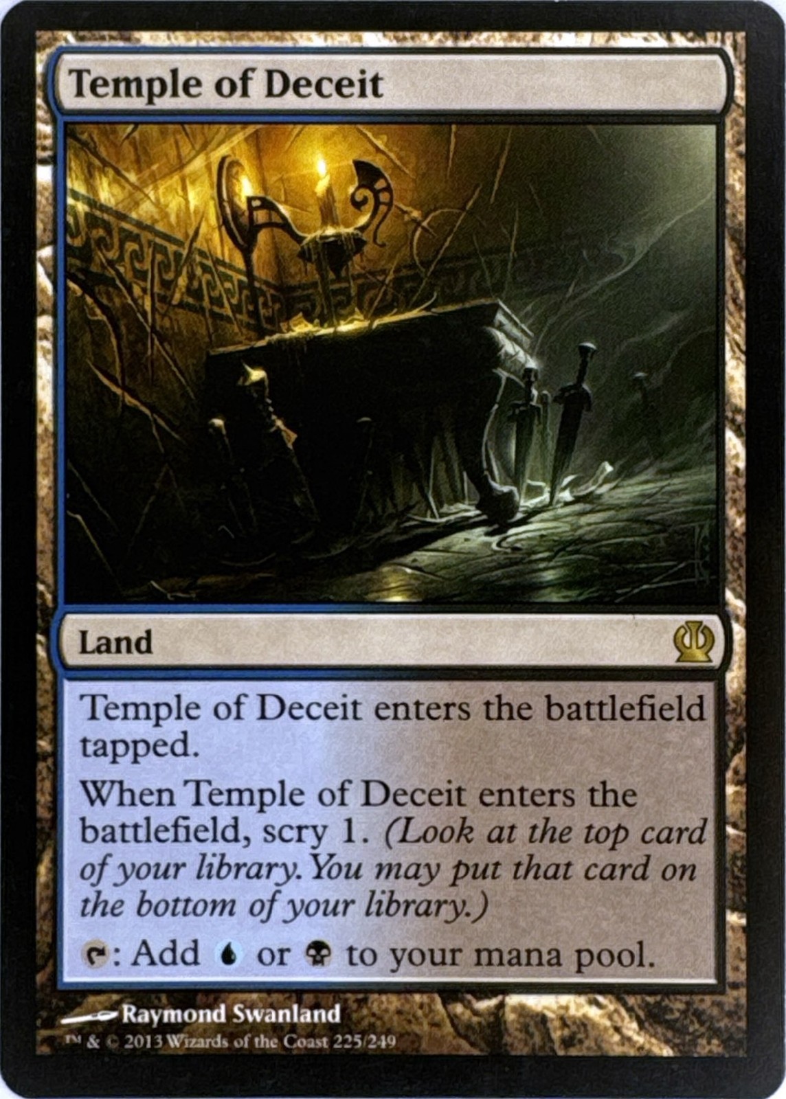[B4G1] Temple of Deceit 225 - Theros - NM - MTG Magic Card