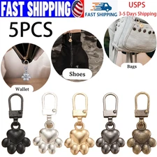 5PCS Detachable Zipper Pull Replacement Zippers Pull Tabs Zipper Sliders Repair