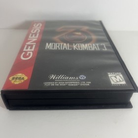 Mortal Kombat 3 Sega Genesis, 1996 With Case No Manual TESTED Authentic vintage