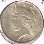 1922 Philadelphia a/Uncirculated Peace Silver Dollar Coin!
