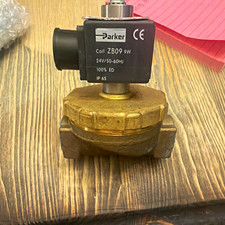 Parker GP627 Electric Solenoid Valve ZB09 24V 2-Way/2-Position IP65