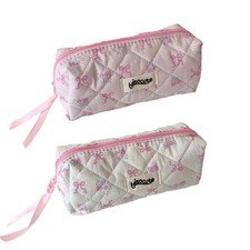 Korean Styles Pen Pouch Aesthetic Pen Case Pencil Bag Sweet Bows Pen Pouch