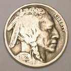 1923 Buffalo Indian Head Nickel 5 Cents Coin