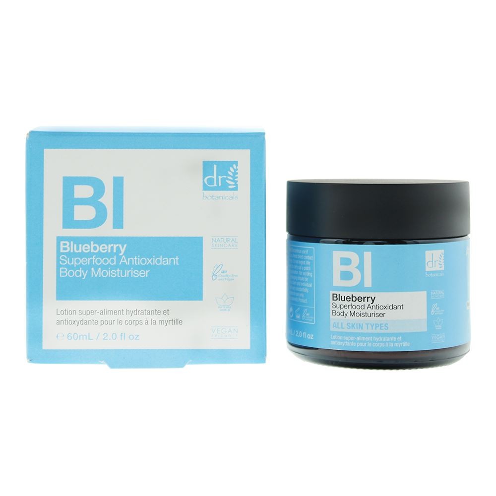 Dr Botanicals Blueberry Superfood Antioxidant Body Moisturiser 30ml For Women