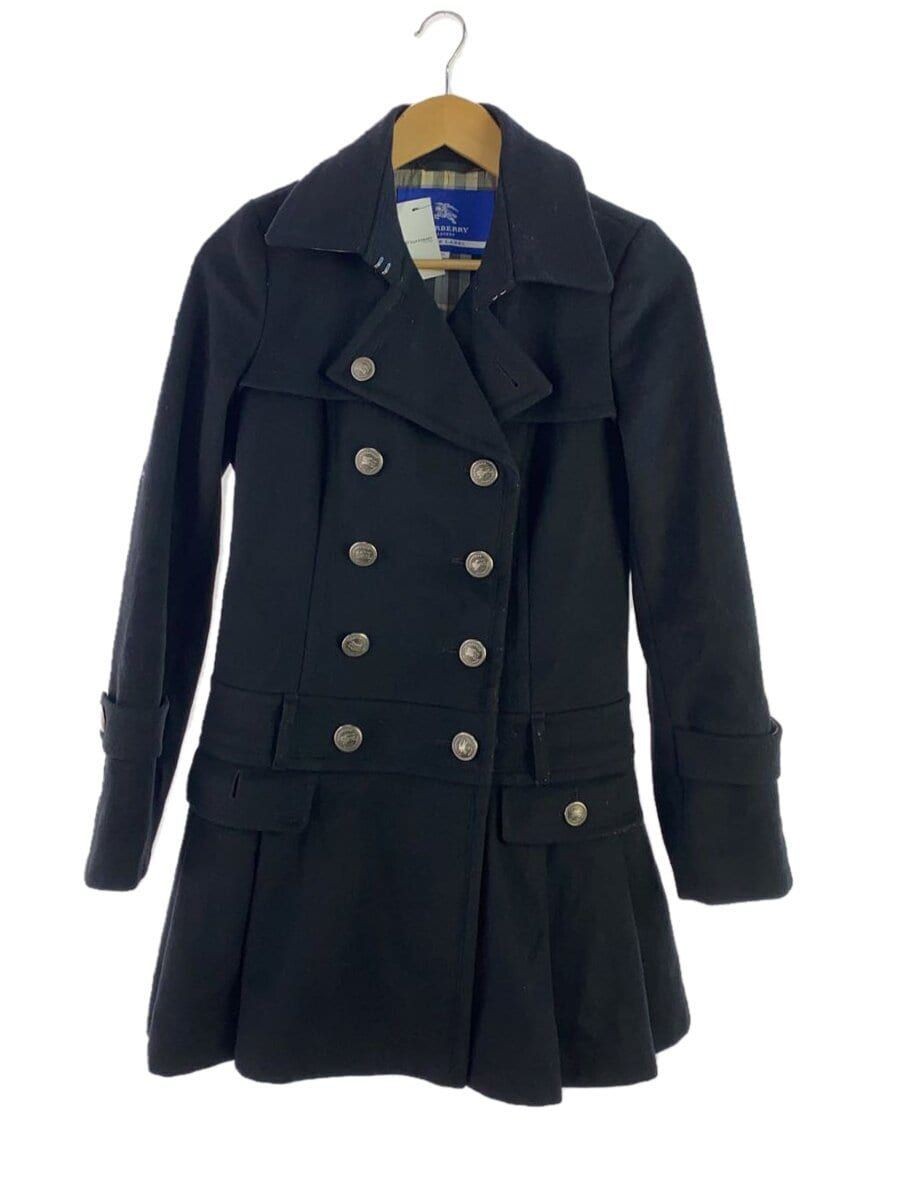 ALTRA BURBERRY BLUE LABEL ALTRO CAPPOTTO 38 LANA Nero FNF04 716 09