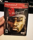 50 Cent Bulletproof for PS2 Game Case & Manual Only “Game Disk NO READ”