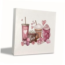 Valentines Day Coffee Table Wooden Sign,Valentines Day Valentine Coffee Bar