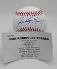 Ivan Rodriguez Torres Autographed Baseball with TRISTAR Authentication
