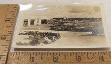 VINTAGE PHOTO PAN AM AIRWAYS SIKORSKY S-42 FLYING BOAT CLIPPER & HANGAR MIAMI FL
